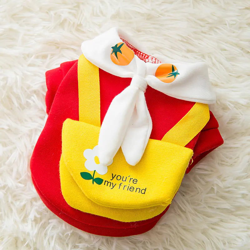 Cute Cartoon Pet Sweaters – Autumn & Winter Fashion