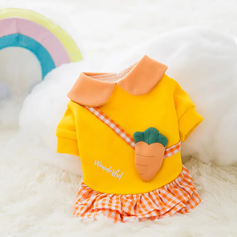 Cute Cartoon Pet Sweaters – Autumn & Winter Fashion