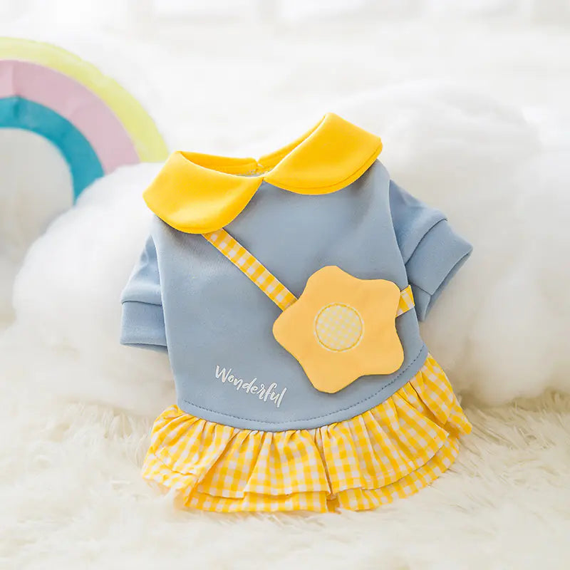 Cute Cartoon Pet Sweaters – Autumn & Winter Fashion