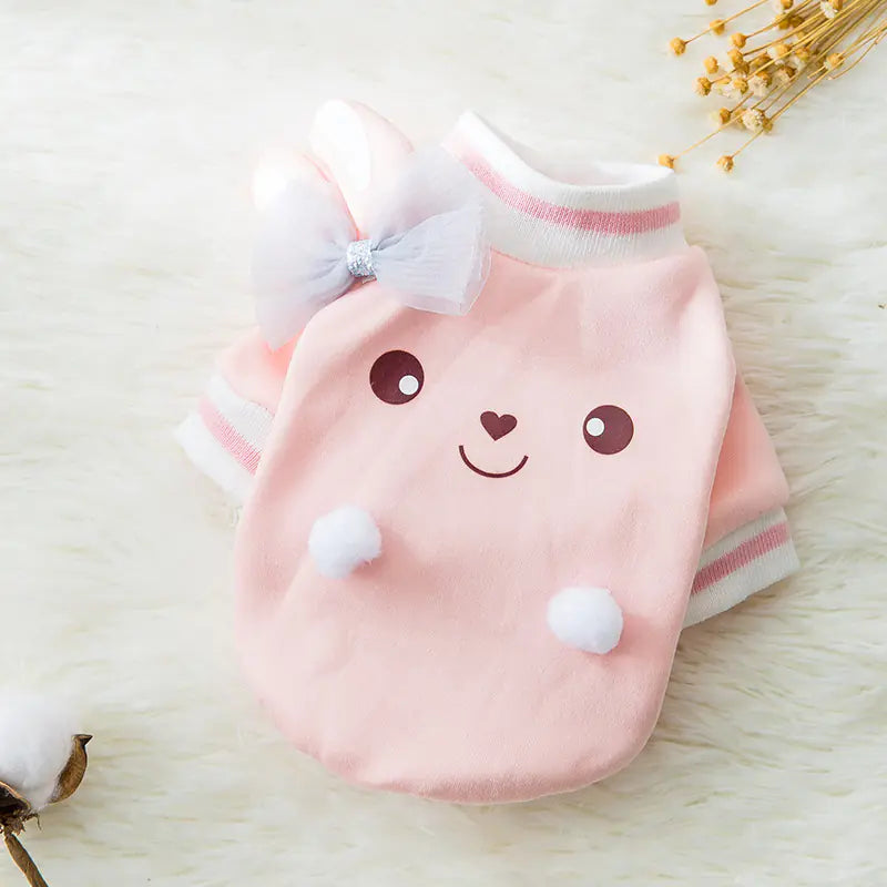 Cute Cartoon Pet Sweaters – Autumn & Winter Fashion